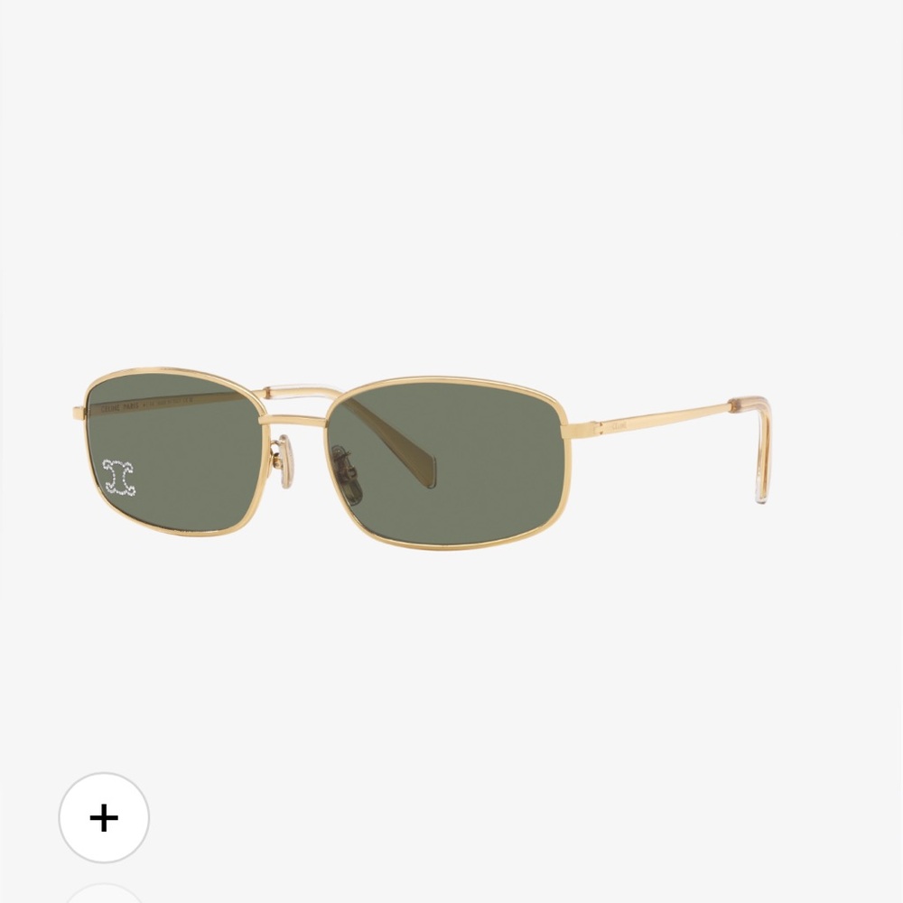 Celine Gold Frame Sunglasses Triomphe CL40285U